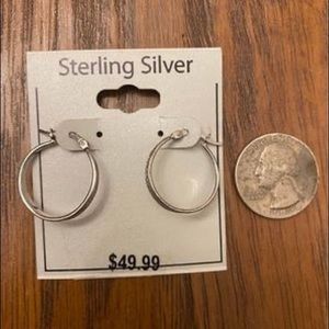 Sterling Silver Hoop Earrings